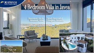 4 BED VILLA with PANORAMIC SEA VIEWS in Javea on Spains COSTA BLANCA  Xcellence Javea [upl. by Annamaria]