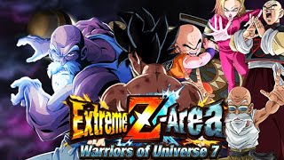 WARRIORS OF UNIVERSE 7 EXTREME Z AREA GUIDE LR ROSHI UI GOKU AND MORE EZAS DBZ DOKKAN BATTLR [upl. by Atla26]