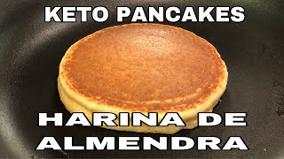 Receta Keto Pancackes con Harina de Almendra [upl. by Shaeffer]