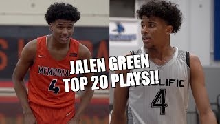 JALEN GREEN Top 20 Plays Of High School [upl. by Ailee]