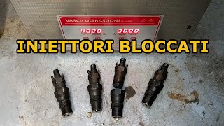 Iniettori Diesel Bloccati  Pulizia con Ultrasuoni  VW Caddy [upl. by Anayt796]