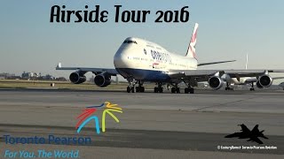 Toronto Pearson Intl Airside Tour July 20 2016 [upl. by Ylenaj798]