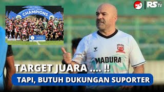 Paulo Meneses • Madura United target Juara • Tapi Butuh Dukungan Suporter  Berita Bola [upl. by Claudianus]