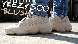 Yeezy 500 quotBlushquot ON FEET [upl. by Abelard]