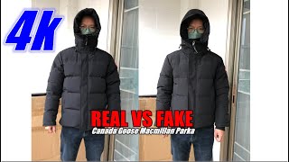 Real vs Fake Canada Goose Macmillan Parka SUPLOOK [upl. by Durstin]