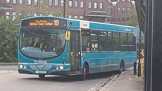 Arriva Herts and Essex VDL SB200 Wright Pulsar YJ08 DZF 3756 Route 10  301024 [upl. by Nosaes]