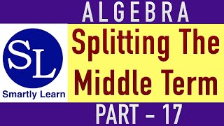 Splitting the Middle Term Part 17 [upl. by Hwu783]