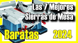 🥇🔥 Las 7 MEJORES Sierras de Mesa BARATAS de Amazon 2024✅CalidadPrecio Circular  Cortar Madera [upl. by Nivlem785]