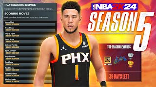 Best Dribble Moves  Animations NBA 2K24 Season 5 UPDATE [upl. by Donnelly]