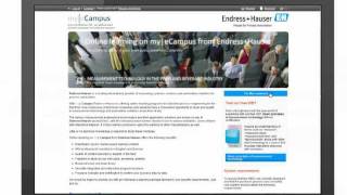 Online learning on myeCampus from EndressHauser [upl. by Gerek284]