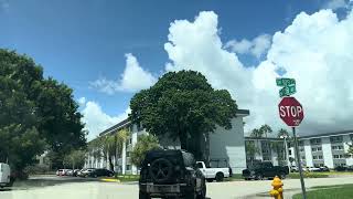 Driving on sw 109 ct and sw 107 st in Kendall Florida condominiums neighborhoods [upl. by Mccullough]