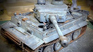 Paint 135 Tiger tank easy guide tigertank Tamiyatiger [upl. by Farkas]