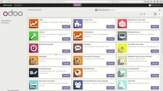Odoo 100 tutorial 1rész [upl. by Ernald177]