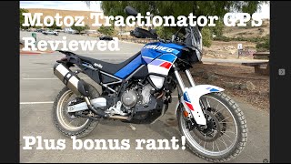 Motoz Tractionator GPS review Aprilia Tuareg 660 [upl. by Roos]