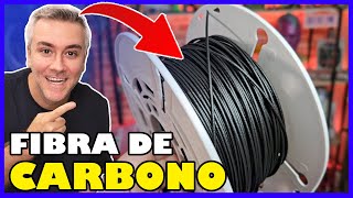 Resistente e fácil de imprimir Conheça o Filamento de Fibra de Carbono [upl. by Ahsiekar]