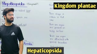 Hepaticopsida Characteristics In Urdu Hindi  Life Cycle [upl. by Aynat70]