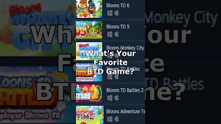 Whats Your Favorite Bloons Tower Defense Game [upl. by Dimphia332]