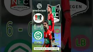 NEC NIJMEGEN VS GRONINGEN 60 PILAR TIMNAS CALVIN VERDONK LUAR BIASA football eredivisie timnas [upl. by Anaed]