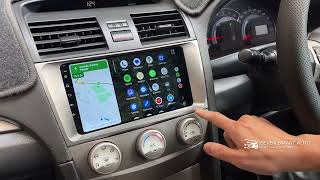 Nakamichi Car Infotainment System Android Auto Demonstration [upl. by Maegan209]