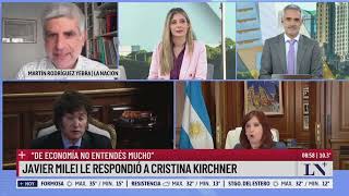 Fuerte cruce entre Cristina Kirchner y Javier Milei en redes el análisis de Martín R Yebra [upl. by Saraiya]