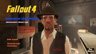 Fallout 4  Diamond City Blues  Marowskis chem lab  Side Quest  Walkthrough Gameplay ITA [upl. by Yebba963]