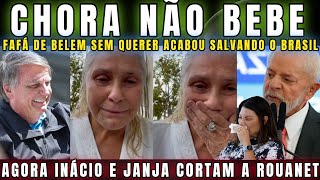 URGENTE RINDO ALTO FAFÁ DE BELÉM FOI HUMLHAR BOLSONARO E ESTRAGOU O GÓPI DE INÁCIO JANJA E MORAES [upl. by Nannarb]