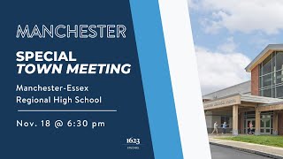 ManchesterByTheSea Special Town Meeting  November 18 2024 [upl. by Aceber]