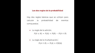 Calculo de probabilidad Regla de la multiplicación probabilidad de una intersección [upl. by Engedi285]