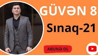 GÜVƏN 8 ci SİNİF SINAQ21 Bütün testlərin izahı sınaq15 [upl. by Kape]