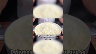 Vierte el huevo en la leche hirviendo ¡Ya no compro en el mercado 👩‍🍳🥰 food receta comida [upl. by Accemahs]