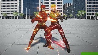 The Flash VS Reverse Flash Welcome to Central City Flash Fan Game [upl. by Nryhtak980]