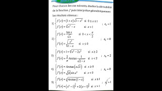 dérivation et étude des fonctions 2 bac SM Ex 6 et 7 et 8 page 147 Almoufid [upl. by Ahsiener563]