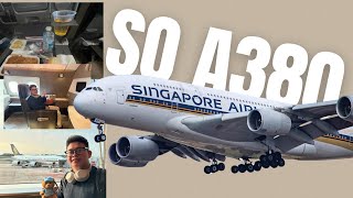 SINGAPORE AIRLINES A380 SQ232 Sydney to Singapore [upl. by Nueoht]