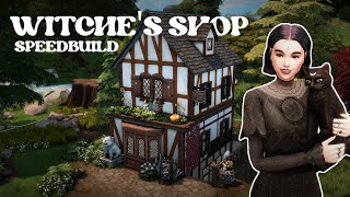 Witches Shop \\ The Sims 4 No CC Speed Build [upl. by Stine]