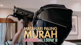 Godox SL 150W II Unboxing amp First Test  Lighting Buat Video Clip Film Wedding GODOXGlobal [upl. by Ilil]