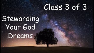 Stewarding Your God Dreams  Class 3 of 3 [upl. by Siloam]