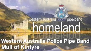 Western Australia Poilce Pipe Band  Mull of Kintyre [upl. by Gaither]