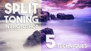 5 Split toning techniques in Photoshop [upl. by Nirok282]