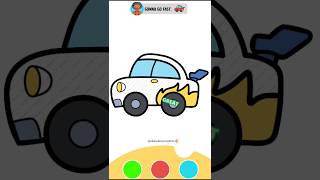 ⚡Gonna fast car🚀 car cardrawing cardrawingeasy shortsviral drawingshorts coloringgame song [upl. by Vasily]