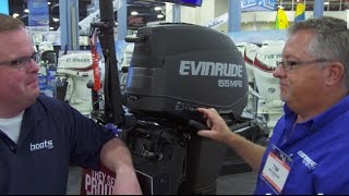 2014 Evinrude 55 MFE Outboard First Look Video [upl. by Way]