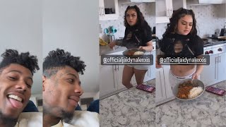 BlueFace Gets Served A Plate By BM Jaidyn Alexis🥰🥰🥰😍😍😍 [upl. by Ettenna654]