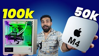 Apple Mac Mini M4  Really Good For Video Editing   Comparison Gaming Pc VS MAC MINI M4 [upl. by Zed]