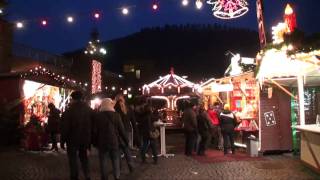 Christmas Market in Cochem in Moselle Valley in Germany  Christmas markets [upl. by Anahsohs674]