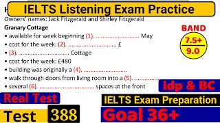 IELTS Listening Practice Test 2023 with Answers Real Exam  388 [upl. by Eimaral374]