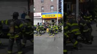 FDNY Firefighter Down  Queens 42017 [upl. by Kery]