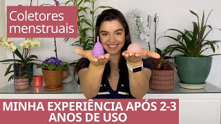 Minha experiência com coletores e discos menstruais  menstruação sustentável Como usar coletor [upl. by Omar845]