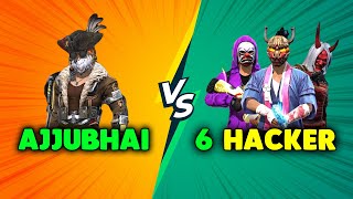 6 Hacker Pro Player vs Ajjubhai Best Clash Squad Gameplay  Garena Free Fire  Total Gaming [upl. by Marguerite340]