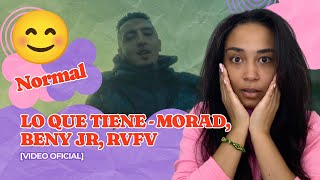 MORAD BENY JR RVFV  LO QUE TIENE ▷ Reacción [upl. by Wendelina]