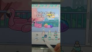 Cake Recipe Toca Boca🎂✨ tocaboca tocaworld aesthetic tocalifeworld tocalife preppy tocagamer [upl. by Ybsorc45]