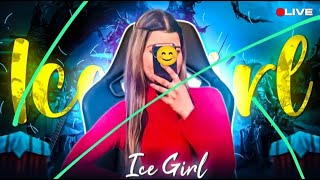 Bgmi Live With ICE GIRL Gameplay  Road to 5K  😍❤😍❤ [upl. by Acnalb]